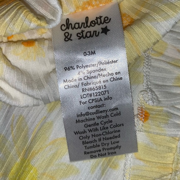 NEW! 2-Piece Set, Baby 0-3 Months, L/S Onesie & Matching Headband, Gorgeous NWT! - Picture 8 of 13